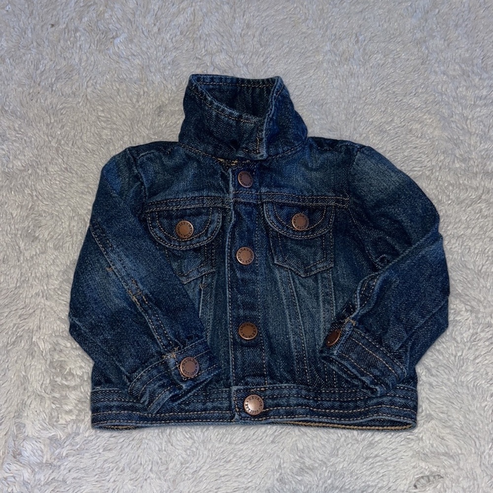 Nevada button up jean jacket 6 month gender neutral